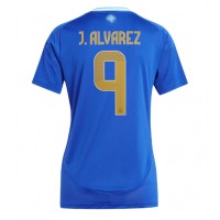 Maglia Calcio Argentina Julian Alvarez #9 Seconda Divisa Donna Copa America 2024 Manica Corta